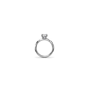 0.10TW Raindrop Diamond Engagement Ring