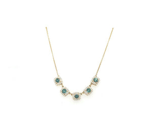 1.40TW Alexandrite & Diamond Necklace