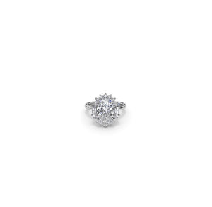 0.46TW Modern Edge Diamond Engagement Ring