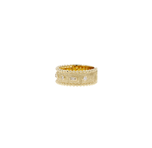 0.11TW Baguette & Round Band