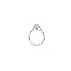 0.24TW Floral Engagement Ring