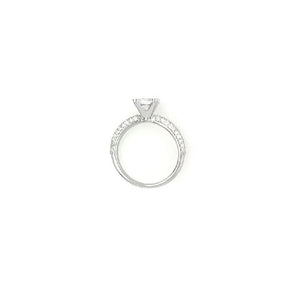 0.44TW Princess Cut Engagement Ring