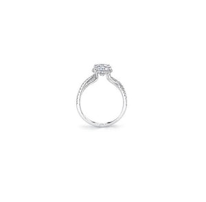 0.39TW Hidden Halo Engagement Ring