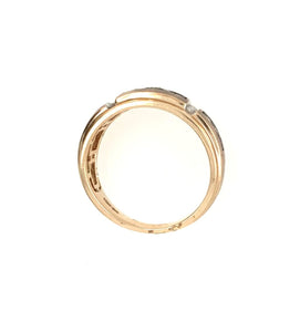 0.48TW Brown & White Diamond Ring