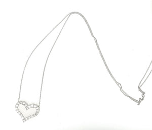 0.47TW Diamond Heart Necklace
