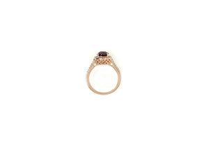 1.90TW Garnet & Diamond Ring
