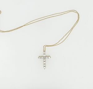 0.51TW Diamond Cross Necklace