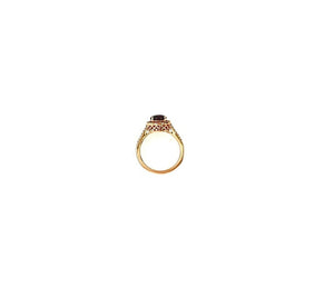1.90TW Garnet & Diamond Ring