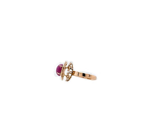 Estate Lab Star Ruby Ring