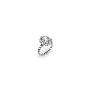 0.46TW Modern Edge Diamond Engagement Ring