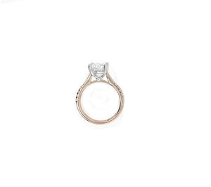 14KTT 0.22TW Diamond Engagment Ring