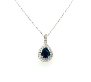 1.30TW Sapphire & Diamond Necklace