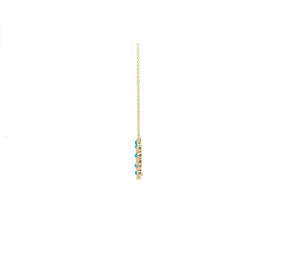 0.70TW Turquoise & Diamond Necklace