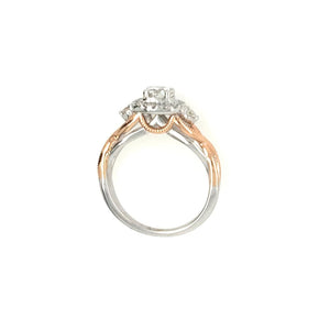 0.73TW Halo Engagement Ring