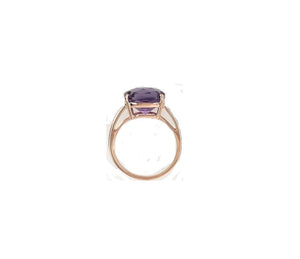 5.15CT Amethyst & Diamond Ring EFFY
