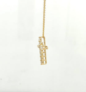 0.51TW Diamond Cross Necklace