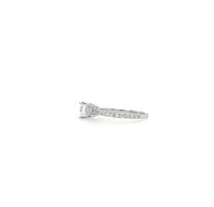 0.35TW Hidden Halo Engagement Ring