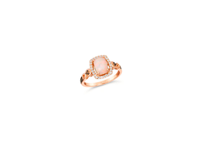 0.89TW Le Vian Opal & Chocolate Diamond Ring
