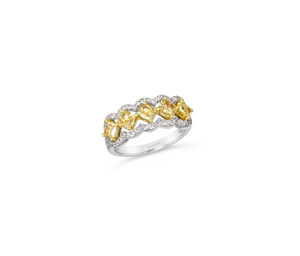 2.18TW Summy Yellow Diamond Band