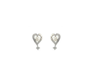 Estate Heart Earrings