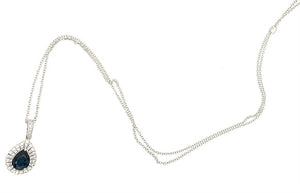1.30TW Sapphire & Diamond Necklace