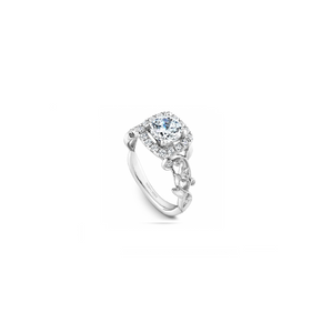 0.24TW Floral Engagement Ring