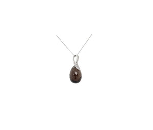 Estate Smoky Quartz Pendant