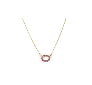Estate 1/4TW Ruby Necklace