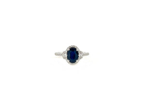 1.83TW Sapphire & Diamond Ring