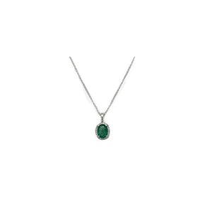 1.23TW Emerald & Diamond Pendant