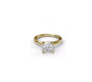 0.02TW Classic Round Cut Solitaire Engagement Ring