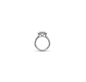 0.46TW Modern Edge Diamond Engagement Ring