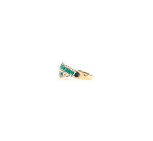 1.76TW Emerald & Diamond Ring