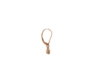0.70TW Brown & White Diamond Earrings