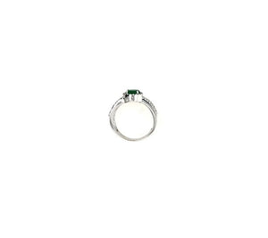 1.83TW Emerald & Diamond Ring